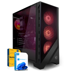 Einsteiger Gaming PC | AMD Ryzen 5 4500 - 6x3.6GHz | 16GB...