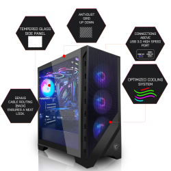 PC Gamer High-End | Intel Core i9-12900KF | 32Go DDR5 TeamGroup T-Force | Nvidia GeForce RTX 4070 Ti Super 16Go | 1To M.2 SSD (NVMe) MSI Spatium